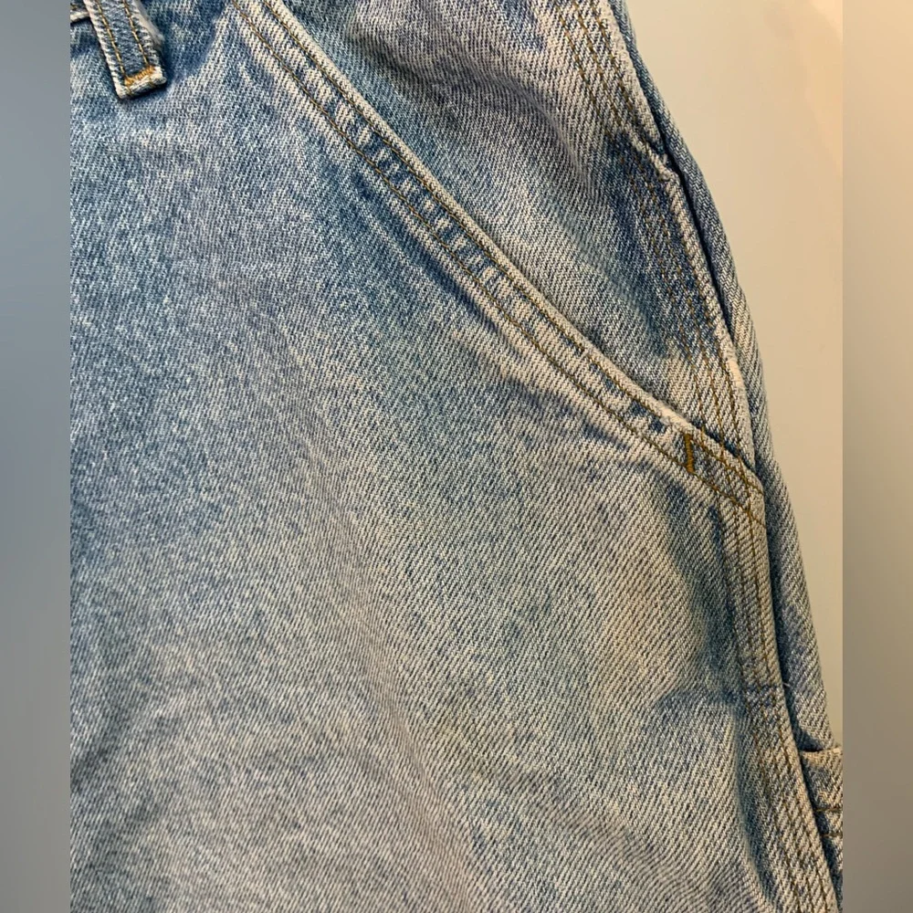 Vintage Carhartt Men's Blue‎ Denim Carpenter Shorts Size 40
